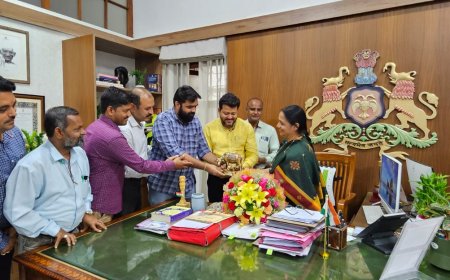 ಸರ್ಕಾರದ ನೂತನ ಮುಖ್ಯ ಕಾರ್ಯದರ್ಶಿಗಳಿಗೆ ರಮೇಶ್ ಸಂಗಾ ಶುಭ ಕೋರಿದರು