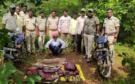 ಜಿಂಕೆ ಬೇಟೆ ಒಬ್ಬ ಆರೋಪಿ ಬಂಧನ ತಲೆಮರೆಸಿಕೊಂಡ ಐವರು