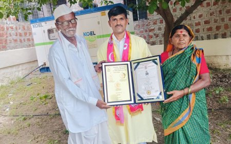 ಮೂರು ಚಿನ್ನದ ಪದಕ ಪಡೆದ ರೈತನ ಮಗ ಸುನೀಲ್ ಬಸಣ್ಣ ಶಹಾಬಾದಿ