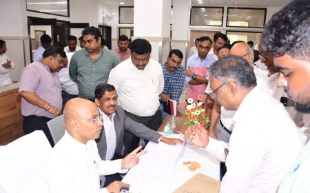 ಕಲಬುರಗಿಯ ಜಯದೇವ ಹೃದ್ರೋಗ ಆಸ್ಪತ್ರೆಗೆ ಸಚಿವ ಡಾ ಶರಣಪ್ರಕಾಶ್ ಪಾಟೀಲ್ ಭೇಟಿ