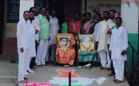 ಕೆರೂರ ಶಾಲೆಯಲ್ಲಿ 78ನೆ ಸ್ವಾತಂತ್ರ್ಯ ದಿನಾಚರಣೆ