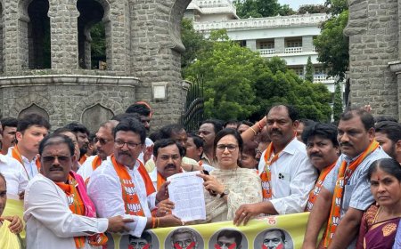 ರಾಜ್ಯಪಾಲರ ಅವಹೇಳನ ಖಂಡಿಸಿ ಕಾಂಗ್ರೆಸ್ ವಿರುದ್ಧ ಬಿಜೆಪಿಯಿಂದ ಪ್ರತಿಭಟನೆ