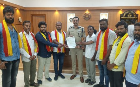 ನಗರದಲ್ಲಿ ಕಾನೂನು ಸು-ವ್ಯವಸ್ಥೆಯನ್ನು ಜಾರಿಗೆ  ತರುವಂತೆ  ಪೊಲೀಸ್ ಆಯುಕ್ತರಾದ ಡಾ.ಶರಣಪ್ಪ ಎಸ್. ಢಗೆ ರವರಿಗೆ ಮುತ್ತಣ್ಣ ನಡಗೇರಿ ಮನವಿ