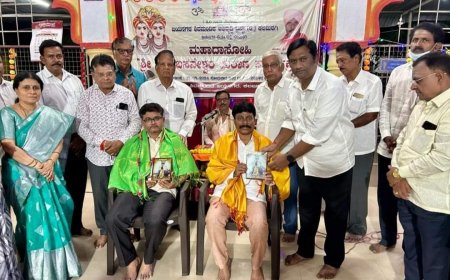 ಶಿವಮಂದಿರದಲ್ಲಿ ಅಷ್ಠಗಿ,ಪಾಳಾ ಪಾಟೀಲರಿಗೆ ಗೌರವ ಸನ್ಮಾನ