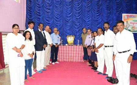 ಎನ್.ವಿ ಸಂಸ್ಥೆಯಲ್ಲಿಂದು ಕ್ರೀಡಾದಿನ ಆಚರಿಸಿದರು