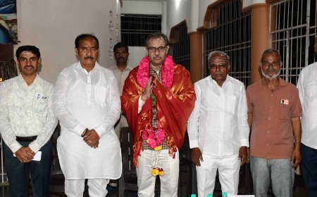 ಲಿಂಗರಾಜ್ ಅಪ್ಪಾಗೆ ಶಾಸಕ ಅಲ್ಲಮಪ್ರಭು ಪಾಟೀಲ ಸನ್ಮಾನ