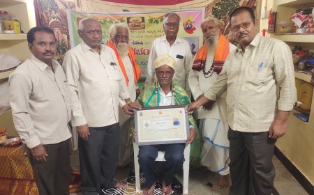 ನಿಂಗಣಗೌಡ ದೇಸಾಯಿ ಅವರಿಗೆ "ಜ್ಞಾನಚಂದ್ರ"ಪ್ರಶಸ್ತಿ