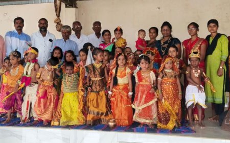 ಅಳ್ಳೊಳ್ಳಿ ಜ್ಞಾನಜ್ಯೋತಿ ಶಾಲೆಯಲ್ಲಿ ಕೃಷ್ಣ ಜನ್ಮಾಷ್ಟಮಿ  ಆಚರಣೆ