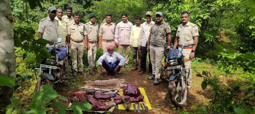 ಜಿಂಕೆ ಬೇಟೆ ಒಬ್ಬ ಆರೋಪಿ ಬಂಧನ ತಲೆಮರೆಸಿಕೊಂಡ ಐವರು