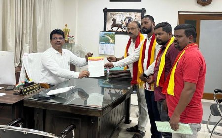 ಕಲ್ಯಾಣ ಕರ್ನಾಟಕ ರಕ್ಷಣಾ ವೇದಿಕೆ ಕಾರ್ಯಕರ್ತರು ಅಪರ ಜಿಲ್ಲಾಧಿಕಾರಿಗಳಿಗೆ ಮನವಿ