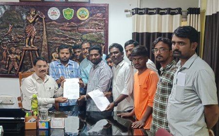 ಬೆಳೆ ಸಮೀಕ್ಷೆದಾರರ ಸಂಘದಿಂದ ವಿವಿಧ ಬೇಡಿಕೆಗಳಿಗೆ ಮನವಿ