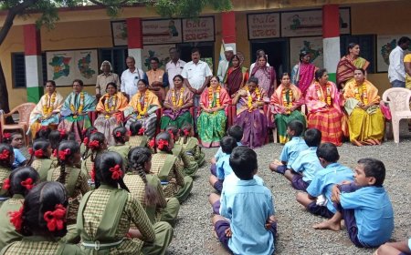 ಪಾಳಾ ಸರ್ಕಾರಿ ಶಾಲೆಯಲ್ಲಿ ಶಿಕ್ಷಕರಿಗೆ ಗೌರವಿಸಿ ಶಿಕ್ಷಕರ ದಿನಾಚರಣೆ