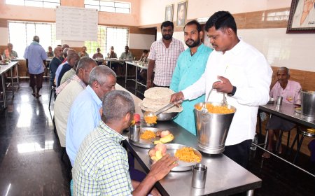 ಶಿವಕುಮಾರ ಎಸ್.ಕಿಳ್ಳಿ ಜನುಮದಿನದಂದು ನಿರಾಶ್ರಿತರರಿಗೆ ಅನ್ನ ದಾಸೋಹ