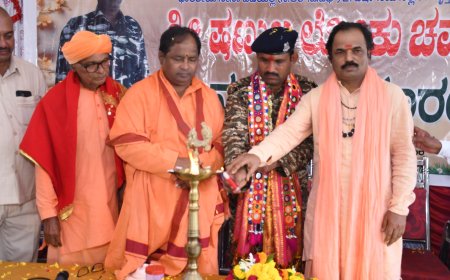 ಸ್ವಗ್ರಾಮದಲ್ಲಿ ಯೋಧನಿಗೆ ಅದ್ದೂರಿ ಸ್ವಾಗತ ಸಮಾರಂಭ