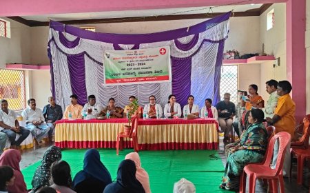 ಕುಸನೂರ ಗ್ರಾಮದಲ್ಲಿ ಉಚಿತ ಆರೋಗ್ಯ ತಪಾಸಣಾ ಶಿಬಿರ