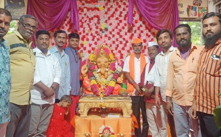 ವಿನಾಯಕ ಗೆಳೆಯರ ಬಳಗದ ವತಿಯಿಂದ ಗಣೇಶ ಪ್ರತಿಷ್ಠಾಪನೆ