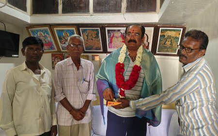 ವಿದೇಶ ಪ್ರವಾಸ ಮುಗಿಸಿ ಬಂದ ಬೆಳಗುಂಪಿಯ ಸೋಮಶೇಖರ ಪಾಟೀಲರಿಗೆ ಗೌರವ ಸನ್ಮಾನ.