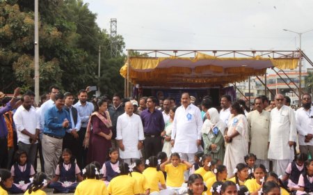 ಐತಿಹಾಸಿಕ 113 ಕಿ.ಮೀ. ಉದ್ದ ಮಾನವ ಸರಪಳಿಗೆ ಸಾಕ್ಷಿಯಾದ ಕಲಬುರಗಿ