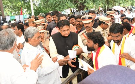 ಮಾಜಿ ಸಿಎಂ ವೀರೇಂದ್ರ ಪಾಟೀಲ್, ಧರ್ಮಸಿಂಗ್ ಪ್ರತಿಮೆ ಸ್ಥಾಪನೆಗೆ ಮನವಿ