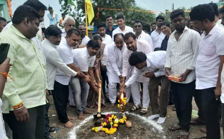 ಕೆರಿಬೋಸಗಾದಲ್ಲಿ ಸಿ.ಸಿ ರಸ್ತೆ ಕಾಮಗಾರಿಗೆ ಶಾಸಕ ಅ ಪಾಟೀಲ ಚಾಲನೆ