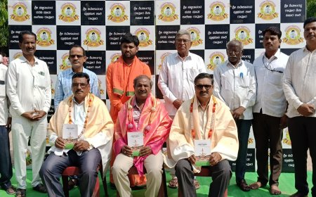 ಪ್ರಶಸ್ತಿಗಳು ಶಿಕ್ಷಕರ ಜವಾಬ್ದಾರಿಯನ್ನು ಹೆಚ್ಚಿಸುತ್ತವೆ: ಸಿದ್ದಲಿಂಗ ಶ್ರೀ