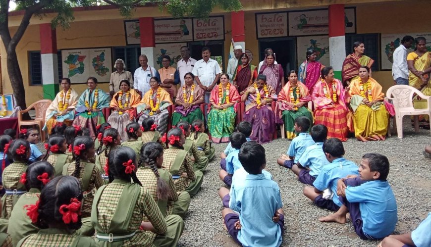 ಪಾಳಾ ಸರ್ಕಾರಿ ಶಾಲೆಯಲ್ಲಿ ಶಿಕ್ಷಕರಿಗೆ ಗೌರವಿಸಿ ಶಿಕ್ಷಕರ ದಿನಾಚರಣೆ