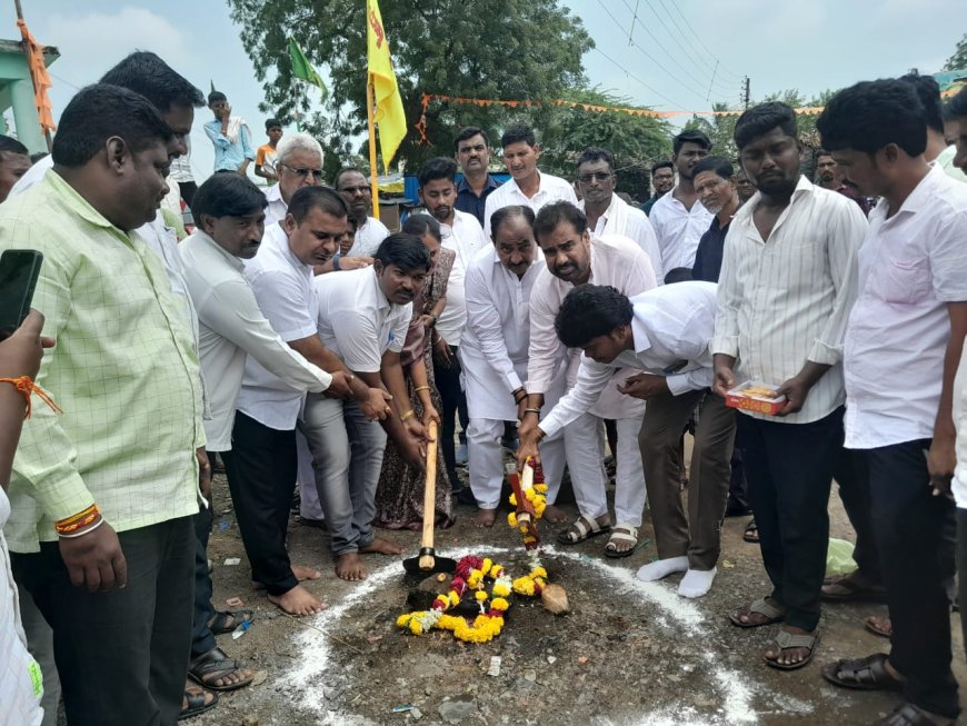 ಕೆರಿಬೋಸಗಾದಲ್ಲಿ ಸಿ.ಸಿ ರಸ್ತೆ ಕಾಮಗಾರಿಗೆ ಶಾಸಕ ಅ ಪಾಟೀಲ ಚಾಲನೆ