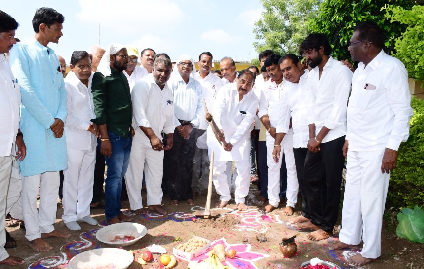 ಉದನೂರನಲ್ಲಿ ರೈತ ಭವನ ಕಾಮಗಾರಿ ಅಡಿಗಲ್ಲು ಚಾಲನೆ