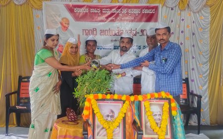 ಗಾಂಧೀಜಿಯವರ ತತ್ವ,ಆದರ್ಶಗಳು ಮೈಗೂಡಿಸಿಕೊಳ್ಳಿ - ಸವಿತಾ ಟೋಕಾಪುರ.
