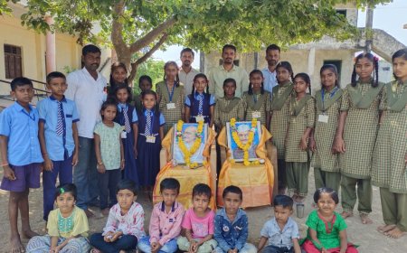 ಸರಕಾರಿ ಹಿರಿಯ ಪ್ರಾಥಮಿಕ ಶಾಲೆ ಜೋಳದಡಗಿಯಲ್ಲಿ ಮಹಾತ್ಮರ ಜಯಂತಿ ಆಚರಣೆ.