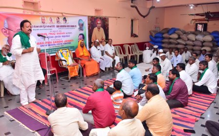 ಗಾಂಧೀಜಿಯವರ ಕನಸು ನನಸಾಗಬೇಕಾದರೆ ಗ್ರಾಮ ಸ್ವರಾಜ ಅವಶ್ಯಕತೆಯಿದೆ: ರೈತ ಮುಖಂಡ ದಯಾನಂದ ಪಾಟೀಲರ ಅಶಯ"