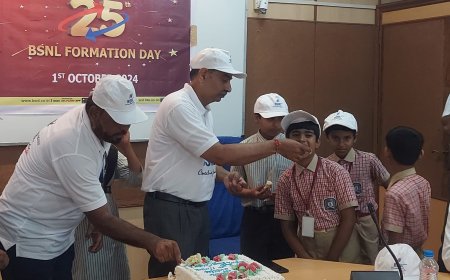 ಬಿಎಸ್ಎನ್ಎಲ್ 25 ನೇ  ಸಂಸ್ಥಾಪನಾ ದಿನಾಚರಣೆ ಆಚರಣೆ