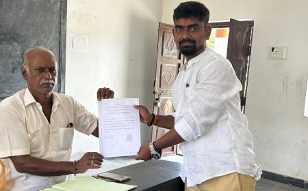 ಶ್ರೀಧರ ಎಮ್ ನಾಗನಹಳ್ಳಿ ನಾಮಪತ್ರ ಸಲ್ಲಿಕೆ. ..