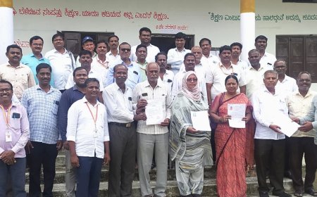 ಸರಕಾರಿ ನೌಕರರ ಸಂಘದ ಚುನಾವಣೆ :  ಶಿವಪುತ್ರ ಕರಣಿಕ ಪ್ಯಾನೆಲ್ ವತಿಯಿಂದ ನಾಮಪತ್ರ ಸಲ್ಲಿಕೆ