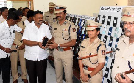 ಕಲಬುರಗಿ ಪೊಲೀಸರ ಕಾರ್ಯಾಚರಣೆ  200 ಮೊಬೈಲ್‌ಗಳು ಪತ್ತೆ