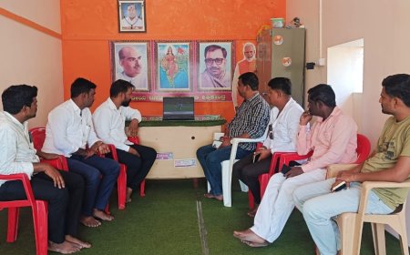 ವಾಡಿ ಬಿಜೆಪಿ ಕಛೇರಿಯಲ್ಲಿ ಮನ್ ಕಿ ಬಾತ್ ಕಾರ್ಯಕ್ರಮ ವೀಕ್ಷಣೆ
