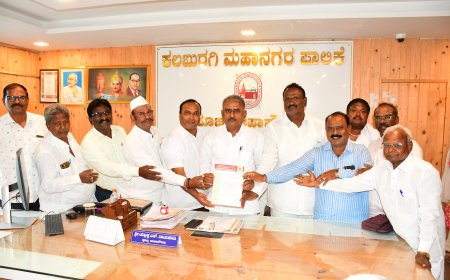 ಕಲಬುರಗಿ ಅಭಿವೃದ್ಧಿಪರ ಸಮಿತಿ ವತಿಯಿಂದ ಪಾಲಿಕೆ ಆಯುಕ್ತರಿಗೆ ಹಾಗೂ ಅವರಿಗೆ ಮನವಿ