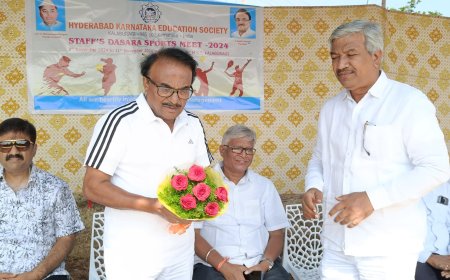 .ಕ.ಶಿ. ಸಂಸ್ಥೆಯಲ್ಲಿ ವಿದ್ಯಾರ್ಥಿಗಳ ಹಾಗೂ ಸಿಬ್ಬಂದಿ ಸರ್ವತೋಮುಖ ಬೆಳವಣಿಗೆಗೆ ಕ್ರೀಡೆಗೆ ಮಹತ್ವ ನೀಡಲಾಗುವುದು ಶಶೀಲ್ ಜಿ ನಮೋಶಿ
