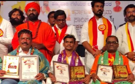 ಸಾಹಿತಿ ಓಂಕಾರ್ ಪಾಟೀಲ್, ಜಾಂತೆ ಅವರಿಗೆ ರಾಜ್ಯಮಟ್ಟದ ಕನ್ನಡ ಸೇವಾ ರತ್ನ ಪ್ರಶಸ್ತಿ