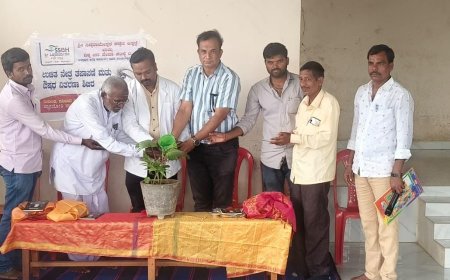 ಅಳ್ಳಳ್ಳಿಯಲ್ಲಿ ಉಚಿತ ನೇತ್ರತಪಾಸಣೆ ಶಿಬಿರ  ಕಣ್ಣು ಜೀವನದ ಪ್ರಮುಖ ಅಂಗ - ಗವಿಮಠ