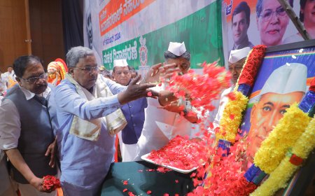 ಚಾಚಾ ನೆಹರೂ ಆಧುನಿಕ ಭಾರತದ ಶಿಲ್ಪಿ : ಮುಖ್ಯಮಂತ್ರಿ ಸಿದ್ದರಾಮಯ್ಯ