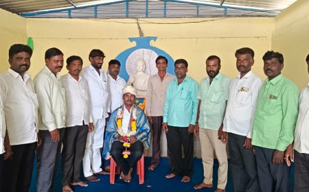 ಮಾಳಹಳ್ಳಿಕರ್ ಪರಶುರಾಮ ಚಂದಪ್ಪಗೆ  ಪಿ ಎಚ್ ಡಿ  ಕೆಂಭಾವಿಯ, ಆನಂದ ಬುದ್ಧ ವಿಹಾರ ಟ್ರಸ್ಟ್  ವತಿಯಿಂದ ಸನ್ಮಾನ.