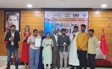 ಐನೆಕ್ಸ 2024 ರ ಸ್ಪರ್ಧೆಗಳಲ್ಲಿ ಬೆಳ್ಳಿ ಪದಕ ಪಡೆದುಕೊಂಡ ಪಿಡಿಎ ವಿದ್ಯಾರ್ಥಿಗಳು