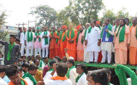 ಜಮೀರ ಹಠಾವೋ ಜಮೀನ ಬಚಾವೋ : ಸಿದ್ದಲಿಂಗ ಮಹಾಸ್ವಾಮಿಗಳು ಆಂದೋಲಾ