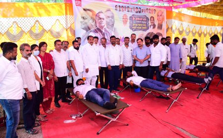 ಸಚಿವ ಪ್ರೀಯಾಂಕಾ ಖರ್ಗೆ ಜನ್ಮದಿನದ ಪ್ರಯುಕ್ತ ಉಚಿತ ಆರೋಗ್ಯ ತಪಾಸಣೆ ಶಿಬಿರ ಹಾಗೂ ರಕ್ತದಾನ ಶಿಬಿರಕ್ಕೆ ಶಾಸಕ ಪಾಟೀಲ ಚಾಲನೆ