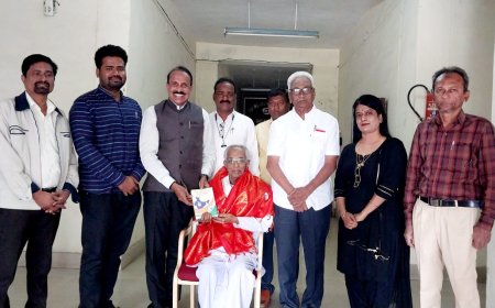 ಕಲಬುರಗಿ ದೂರದರ್ಶನ ಕೇಂದ್ರದಿಂದ ಗೋ.ರು.ಚನ್ನಬಸಪ್ಪ ಸನ್ಮಾನ