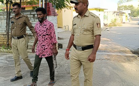 ವೃದ್ಧೆಯ ಆತ್ಯಾಚಾರ ವೆಸಗಿ ಪರಾರಿಯಾಗಿದ್ಧ ಆರೋಪಿಗೆ  ಹೆಡೆಮುರಿ ಕಟ್ಟಿದ ಪೊಲೀಸರು