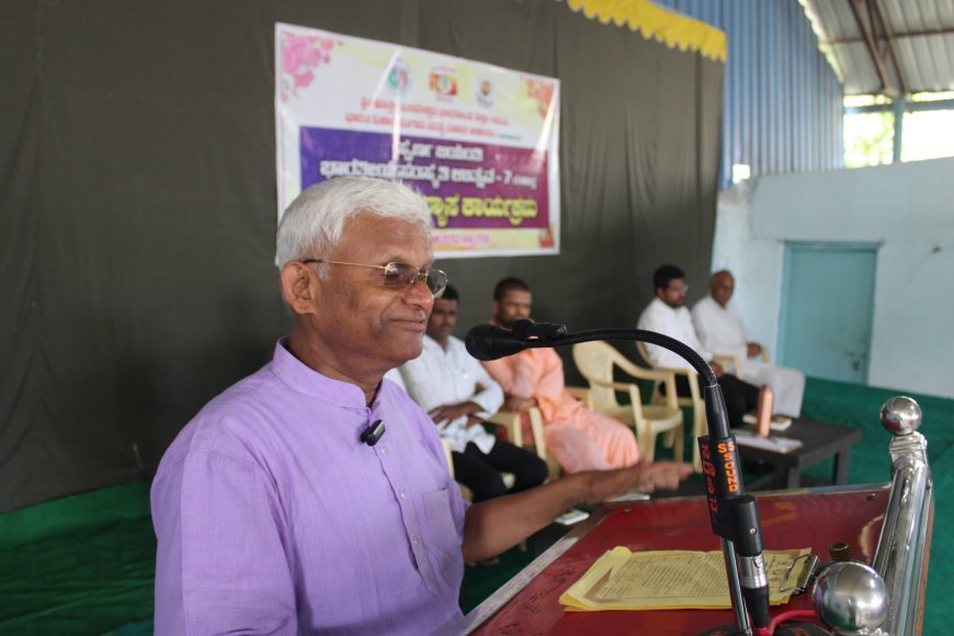 ಸುಸ್ಥಿರ ಆರೋಗ್ಯಕ್ಕೆ ದೇಸಿ ಆಹಾರ ಅಗತ್ಯ : ಡಾ.ಖಾದರ್ ವಲಿ