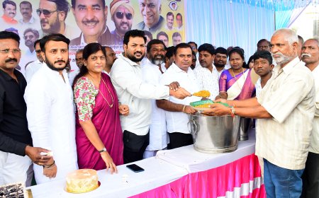 ಶಾಸಕ ಅಲ್ಲಮಪ್ರಭು ಪಾಟೀಲ ಅವರ  ೬೮ ನೇ ಜನ್ಮದಿನದ ನಿಮಿತ್ತ ಅನ್ನ ದಾಸೋಹ