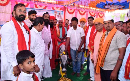 ವಾಡಿ | ಶ್ರೀ ಜಗದಂಭಾ,ಶ್ರೀ ಸೇವಾಲಾಲ ಮಹಾರಾಜರ ಮಂದಿರ ಲೋಕಾರ್ಪಣೆ